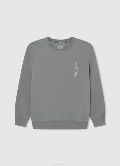 dječak bijela majica s logotipom zastave Pepe Jeans JZ8H1606 - Slika 3