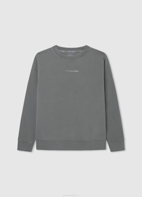 dječak bijela majica s logotipom zastave Pepe Jeans JZ8H1606 - Slika 5