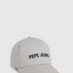 dječak bijela osnovna kapa s izvezenim logotipom Pepe Jeans JZ8H1709