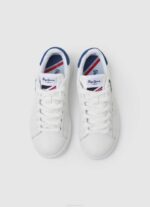 dječak bijela player basic kožne tenisice Pepe Jeans JZ8H1524 - Slika 2