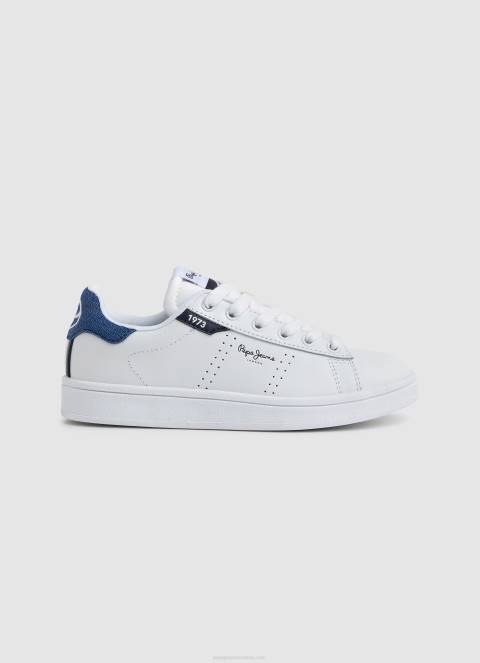 djecak_bijela_player_basic_kozne_tenisice_pepe_jeans_jz8h1524.jpg dječak bijela player basic kožne tenisice Pepe Jeans JZ8H1524 - Slika 1