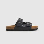 dječak crno dvostruke kanzas anatomske sandale Pepe Jeans JZ8H1548