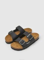 dječak crno dvostruke kanzas anatomske sandale Pepe Jeans JZ8H1548 - Slika 3