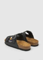 dječak crno dvostruke kanzas anatomske sandale Pepe Jeans JZ8H1548 - Slika 4