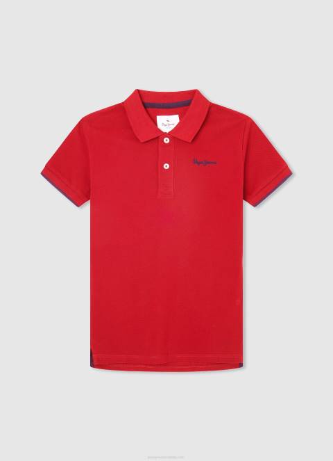 djecak_crvena_pike_polo_majica_s_izvezenim_logotipom_pepe_jeans_jz8h1672.jpg dječak Crvena pike polo majica s izvezenim logotipom Pepe Jeans JZ8H1672 - Slika 1