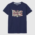 dječak dulwich majica sa zastavom i logom Pepe Jeans JZ8H1624