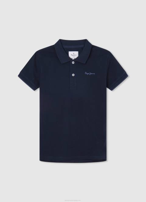 dječak dulwich pike polo majica s izvezenim logotipom Pepe Jeans JZ8H1673 - Slika 1