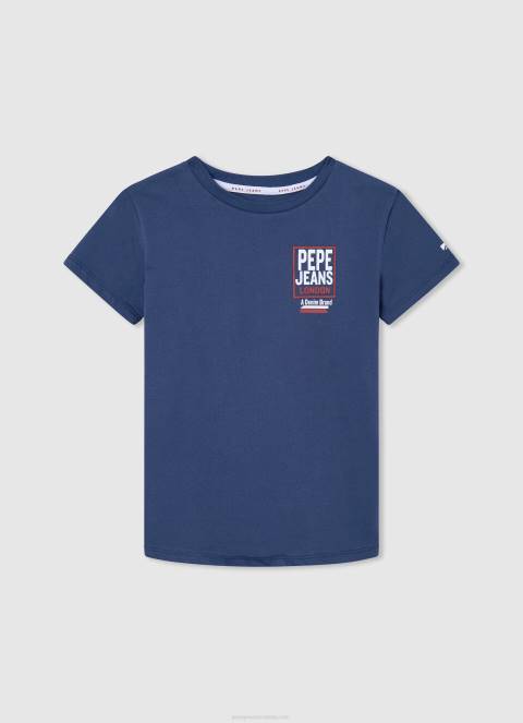 dječak jarman majica s printom logotipa Pepe Jeans JZ8H1641 - Slika 1