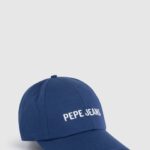 dječak jarman osnovna kapa s izvezenim logotipom Pepe Jeans JZ8H1707