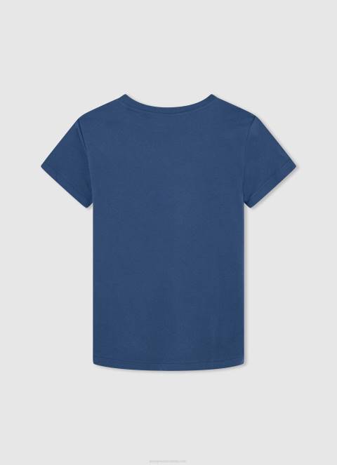 dječak jarman pamučna majica s okomitim logotipom Pepe Jeans JZ8H1649 - Slika 2
