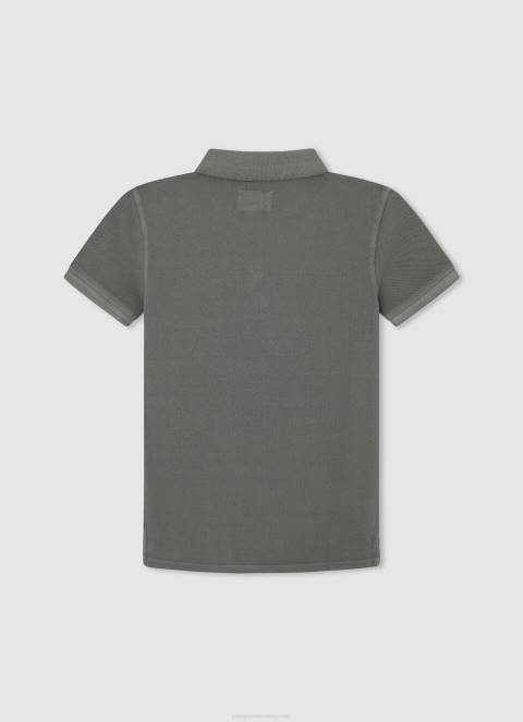 dječak lijevanje pike polo majica s izvezenim logotipom Pepe Jeans JZ8H1663 - Slika 2