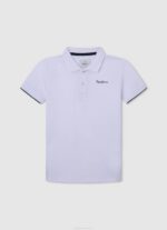 dječak lijevanje pike polo majica s izvezenim logotipom Pepe Jeans JZ8H1663 - Slika 4