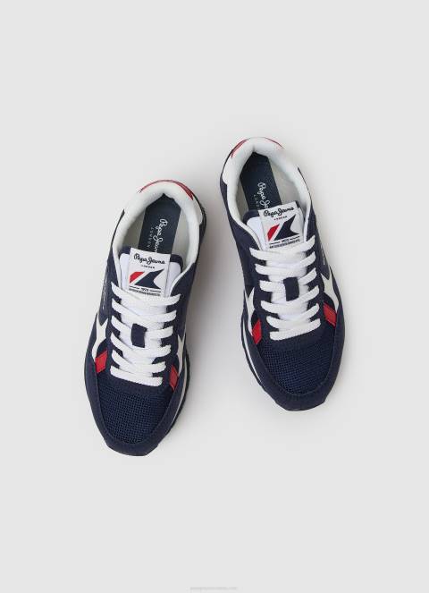dječak mornarica brit heritage kombinirane tenisice Pepe Jeans JZ8H1528 - Slika 2