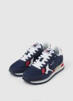 dječak mornarica brit heritage kombinirane tenisice Pepe Jeans JZ8H1528 - Slika 3