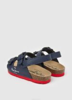 dječak mornarica dvostruke kanzas anatomske sandale Pepe Jeans JZ8H1549 - Slika 4