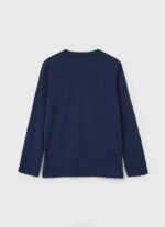 dječak mornarica majica dugih rukava s prednjim logom Pepe Jeans JZ8H1630 - Slika 3