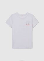 dječak mornarica osnovna majica s logom Pepe Jeans JZ8H1622 - Slika 4
