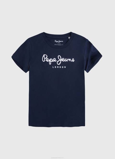 djecak_mornarica_osnovna_majica_s_logom_pepe_jeans_jz8h1622.jpg dječak mornarica osnovna majica s logom Pepe Jeans JZ8H1622 - Slika 1