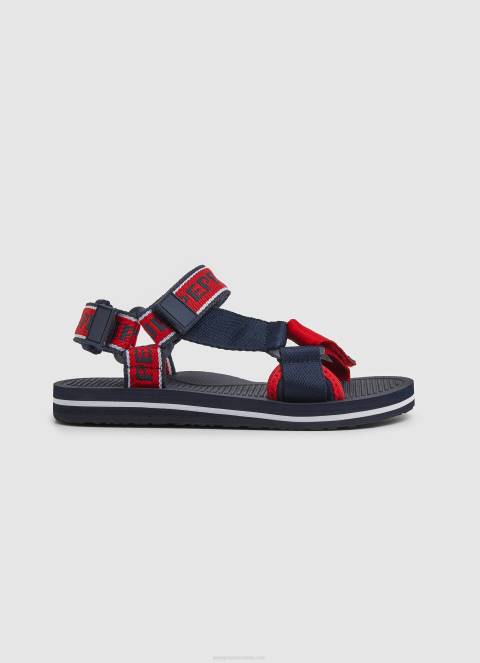 dječak mornarica trek sandale s vrpcom za bazen Pepe Jeans JZ8H1554 - Slika 1