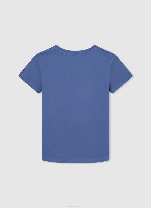dječak ozzy pamučna majica s otisnutim logotipom Pepe Jeans JZ8H1633 - Slika 2