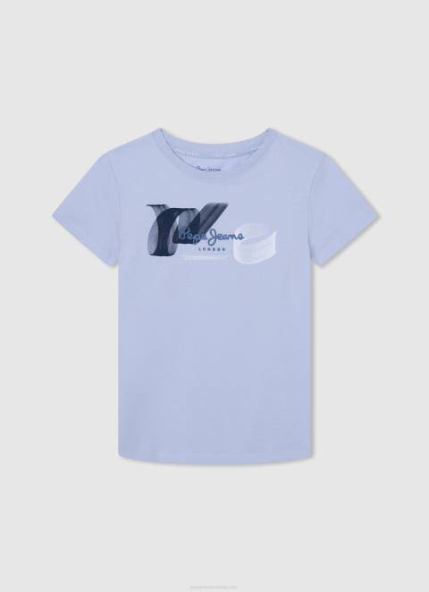 dječak ozzy pamučna majica s otisnutim logotipom Pepe Jeans JZ8H1633 - Slika 3