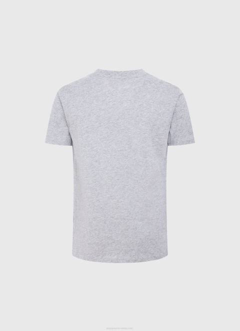 dječak sivi lapor osnovna majica s logom Pepe Jeans JZ8H1629 - Slika 2