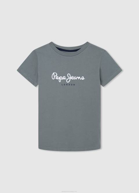 dječak sjaj majica s printom logotipa Pepe Jeans JZ8H1611 - Slika 3