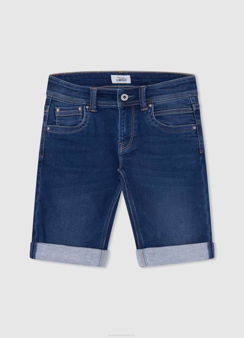 dječak sjaj sportske kratke hlače s printom logotipa Pepe Jeans JZ8H1686 - Slika 3