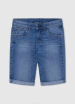 dječak sjaj sportske kratke hlače s printom logotipa Pepe Jeans JZ8H1686 - Slika 4
