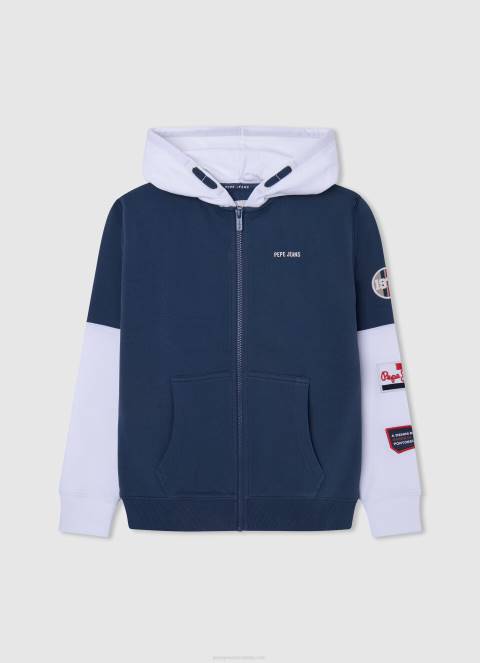 dječak studio crvena džemper s otisnutim logotipom Pepe Jeans JZ8H1595 - Slika 3