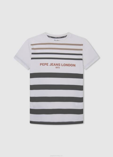 dječak studio crvena majica s printom logotipa Pepe Jeans JZ8H1647 - Slika 4