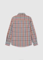 dječak studio crvena mramorna kockasta poplin košulja Pepe Jeans JZ8H1659 - Slika 2