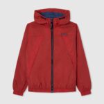 dječak studio crvena vjetrovka s kapuljačom Pepe Jeans JZ8H1564