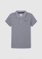 dječak tikvica naranča izblijedjela pique polo majica Pepe Jeans JZ8H1668 - Slika 4
