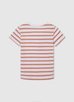 dječak tikvica naranča majica s logotipom s prednjim džepom Pepe Jeans JZ8H1638 - Slika 2