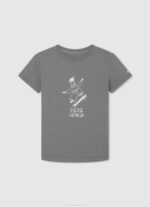 dječak tikvica naranča majica s printom logotipa Pepe Jeans JZ8H1617 - Slika 5