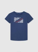 dječak tikvica naranča majica s printom logotipa Pepe Jeans JZ8H1651 - Slika 5