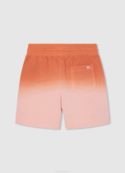 dječak tikvica naranča sportske kratke hlače color block Pepe Jeans JZ8H1698 - Slika 2