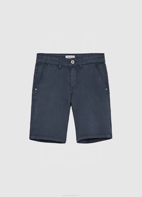 dječak tikvica naranča sportske kratke hlače color block Pepe Jeans JZ8H1698 - Slika 5