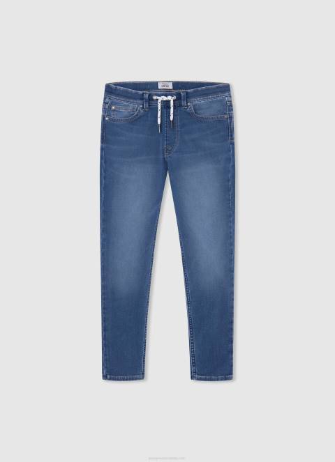 dječak traper archie traperice srednjeg kroja opuštenog kroja Pepe Jeans JZ8H1575 - Slika 4