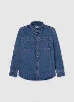 dječak traper ceder regular fit traper majica Pepe Jeans JZ8H1667