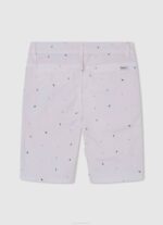 dječak traper kratke chino hlače s printom Pepe Jeans JZ8H1690 - Slika 2