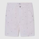 dječak traper kratke chino hlače s printom Pepe Jeans JZ8H1690