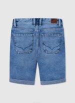 dječak traper kratke traper hlače opuštenog kroja Pepe Jeans JZ8H1691 - Slika 2
