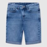 dječak traper kratke traper hlače opuštenog kroja Pepe Jeans JZ8H1691