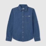dječak traper portez regular fit traper košulja Pepe Jeans JZ8H1660