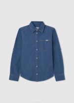 dječak traper portez regular fit traper košulja Pepe Jeans JZ8H1660