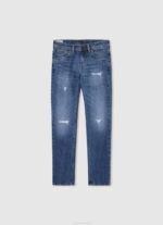dječak traper traperice rey srednjeg kroja opuštenog kroja Pepe Jeans JZ8H1580 - Slika 4