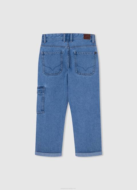 dječak traper traperice srednjeg kroja Collin opuštenog kroja Pepe Jeans JZ8H1572 - Slika 2