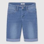 dječak traper uske kratke traper hlače Pepe Jeans JZ8H1680